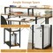Costway 47'' Computer Desk Writing Study Table w/ Keyboard Tray & Monitor Stand